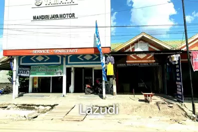 Toko Dijual di Pinggir Jalan Dekat Pasar Kahayan Palangka Raya, Bundaran Besar, RS Permata Hati, Universitas Palangka Raya