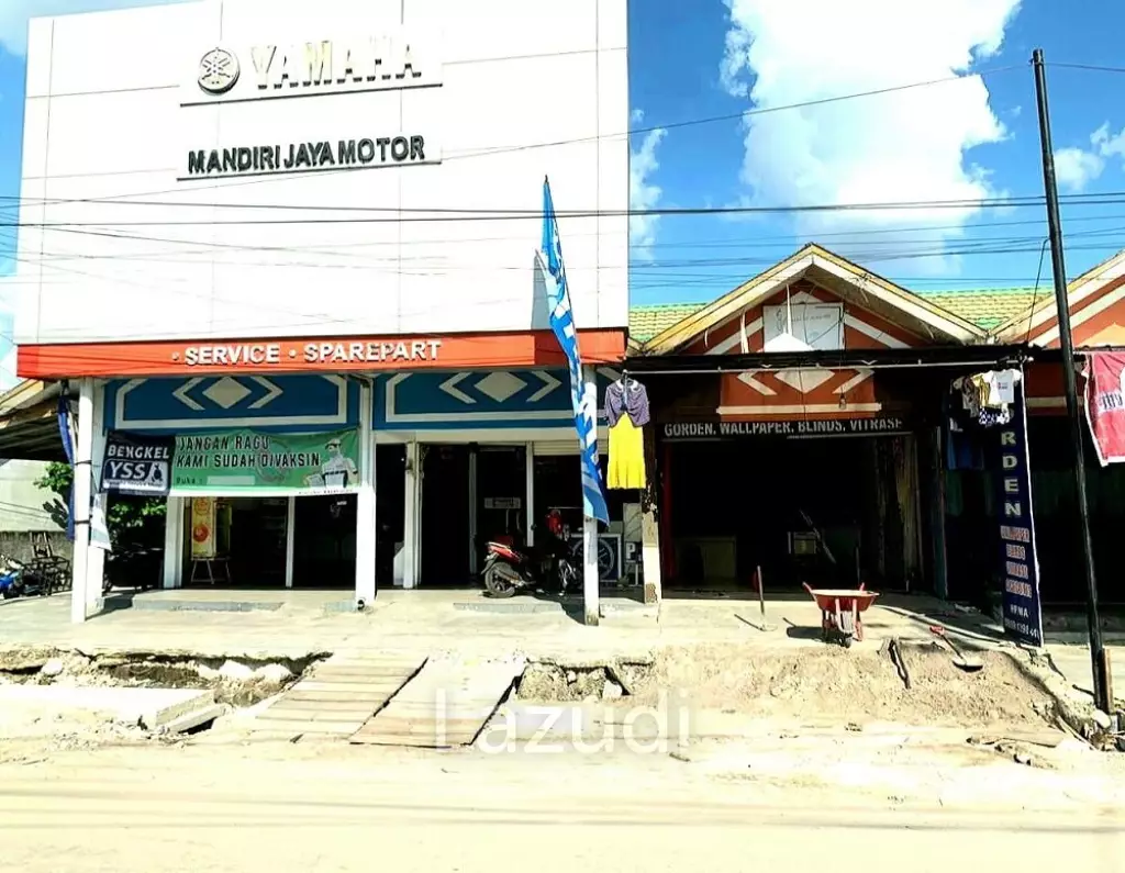 Toko Dijual di Pinggir Jalan Dekat Pasar Kahayan Palangka Raya, Bundaran Besar, RS Permata Hati, Universitas Palangka Raya