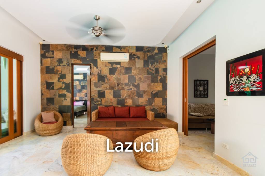 บ้านพูลวิลล่าหรู  4 ห้องนอน ที่ปราณบุรี ใกล้เขากะโหลก