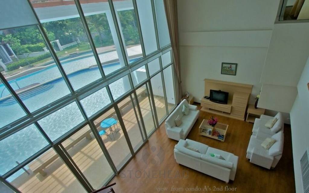 SPACIOUS 3 BEDROOM DUPLEX CONDO WITH DIRECT POOL ACCESS AT THE BOAT HOUSE HUA HIN