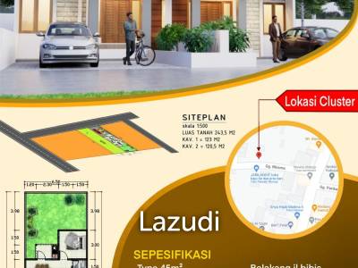 Dijual Rumah Cluster di Yogyakarta Dekat UMY, UNJANI Yogyakarta, Kampus AMA Yogyakarta, Lapangan Kasihan Bantul