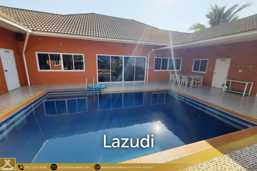 Nice! Single-Storey 5 bedrooms Pool House