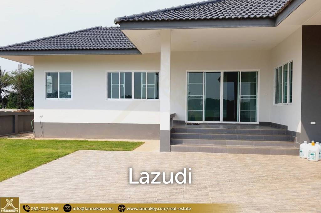 บ้านใหม่ชั้นเดียว 3 ห้องนอนในบ้านดู่ เชียงราย