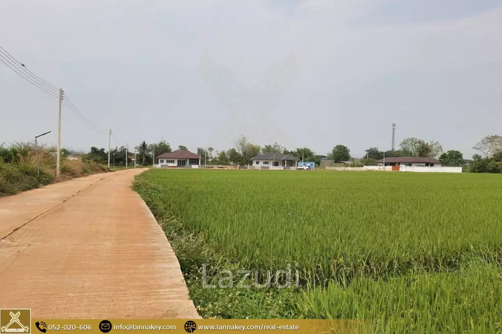 บ้านใหม่ชั้นเดียว 3 ห้องนอนในบ้านดู่ เชียงราย