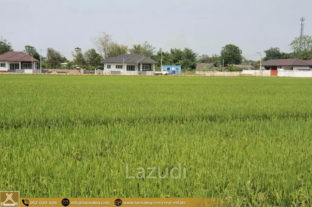 บ้านใหม่ชั้นเดียว 3 ห้องนอนในบ้านดู่ เชียงราย
