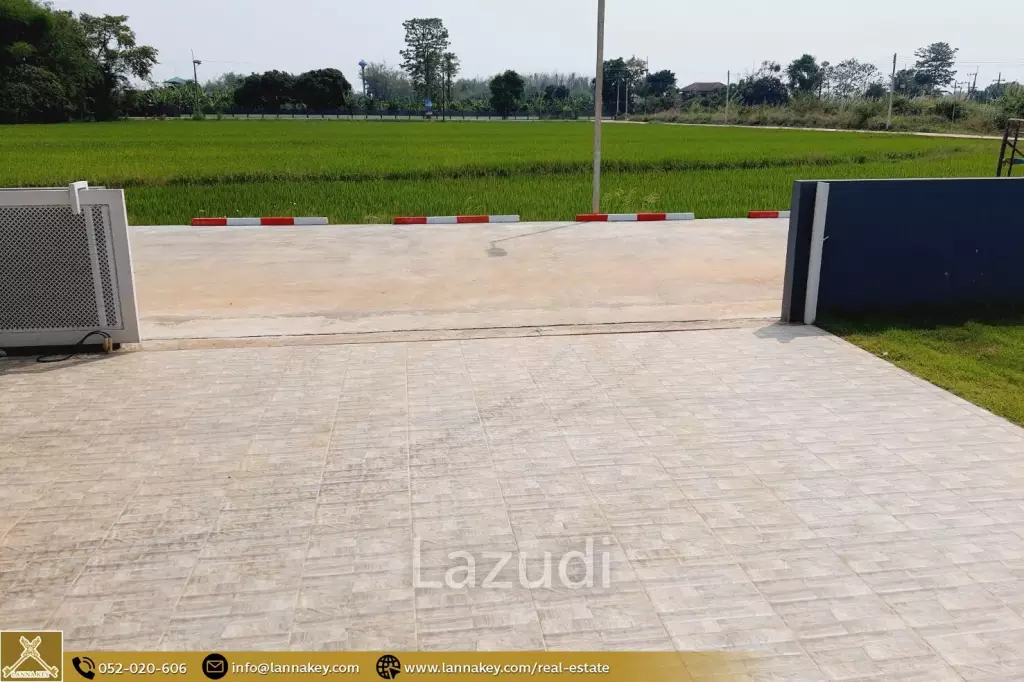 บ้านใหม่ชั้นเดียว 3 ห้องนอนในบ้านดู่ เชียงราย