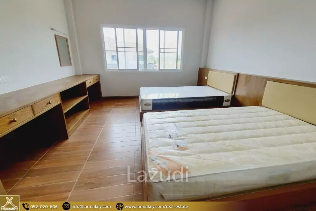 บ้านใหม่ชั้นเดียว 3 ห้องนอนในบ้านดู่ เชียงราย