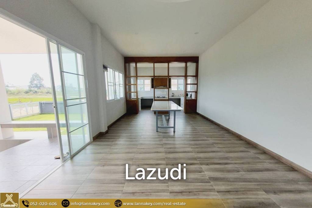 บ้านใหม่ชั้นเดียว 3 ห้องนอนในบ้านดู่ เชียงราย