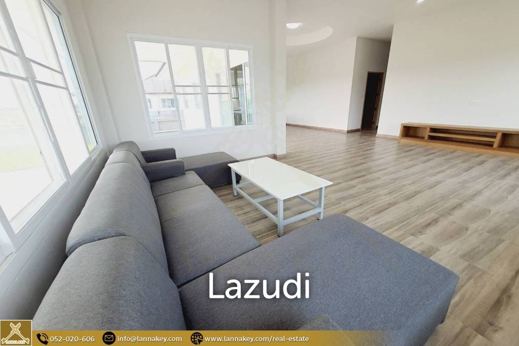 บ้านใหม่ชั้นเดียว 3 ห้องนอนในบ้านดู่ เชียงราย