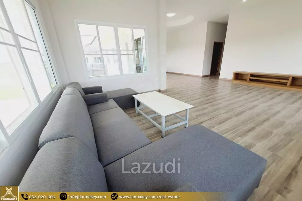 บ้านใหม่ชั้นเดียว 3 ห้องนอนในบ้านดู่ เชียงราย
