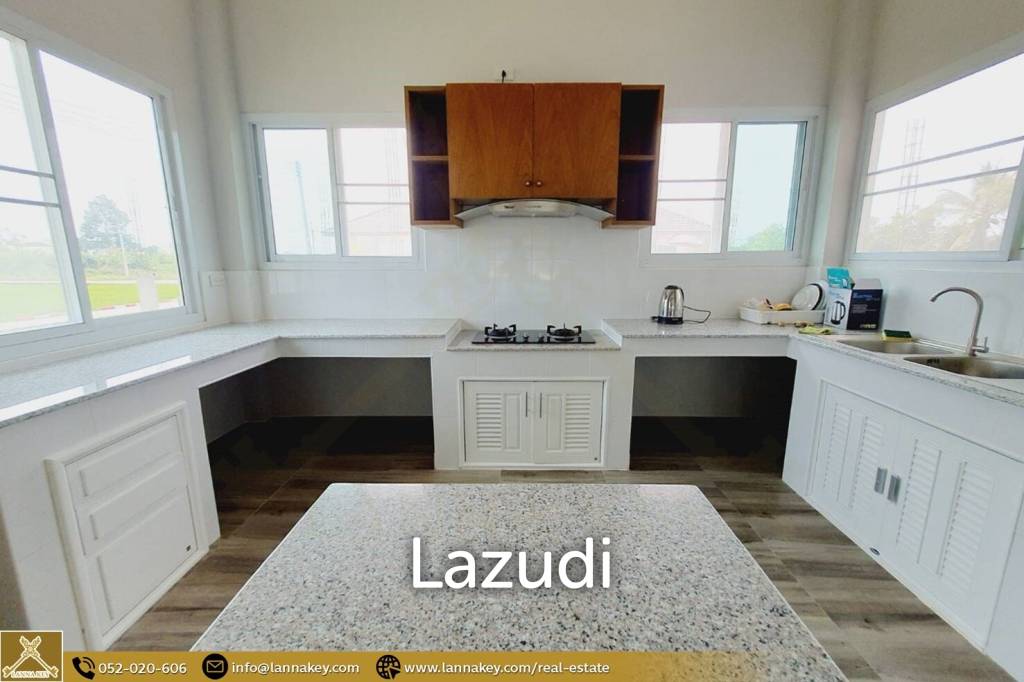 บ้านใหม่ชั้นเดียว 3 ห้องนอนในบ้านดู่ เชียงราย