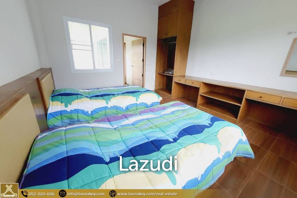 บ้านใหม่ชั้นเดียว 3 ห้องนอนในบ้านดู่ เชียงราย