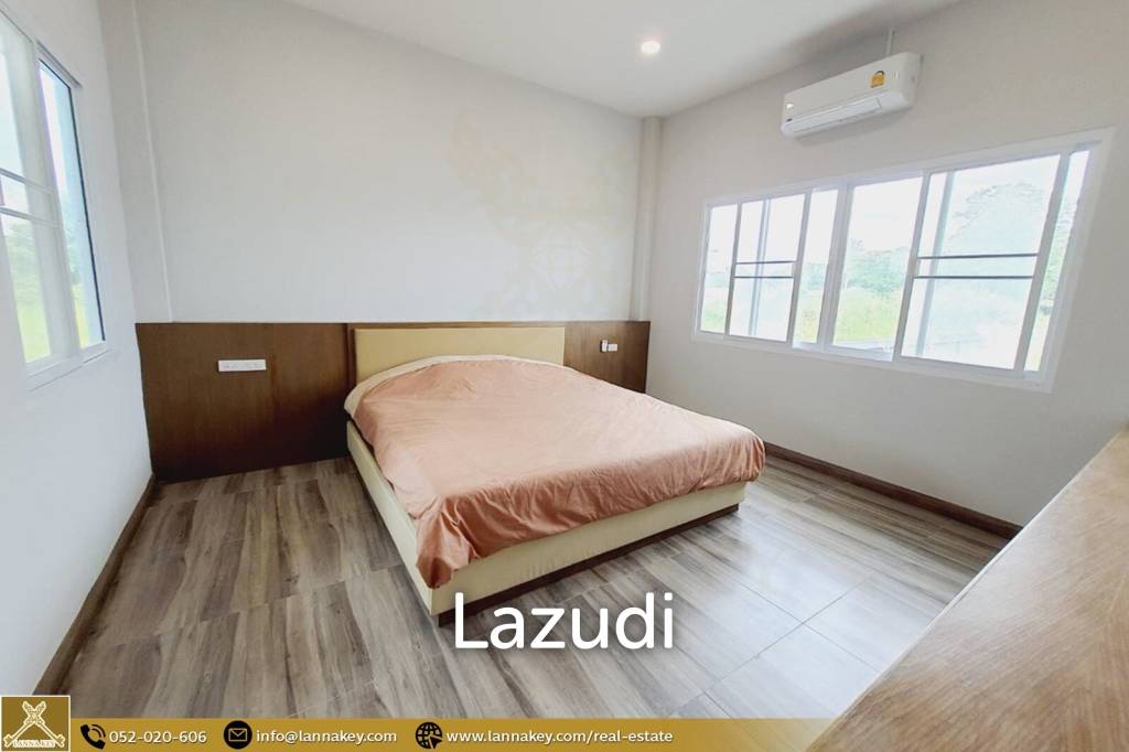 บ้านใหม่ชั้นเดียว 3 ห้องนอนในบ้านดู่ เชียงราย