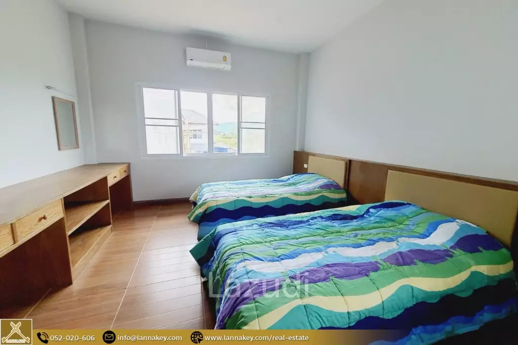 บ้านใหม่ชั้นเดียว 3 ห้องนอนในบ้านดู่ เชียงราย