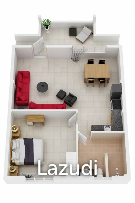 Large 1 Bedroom Apartment On 2nd Floor - Hua Hin Soi 94