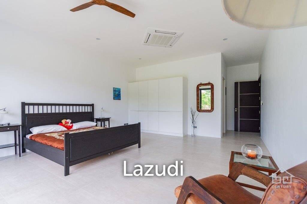 Outstanding Modern Lakeside 3 bed pool villa with 1 bed guesthouse and Maids Quarters near Black Mountain Golf Course.