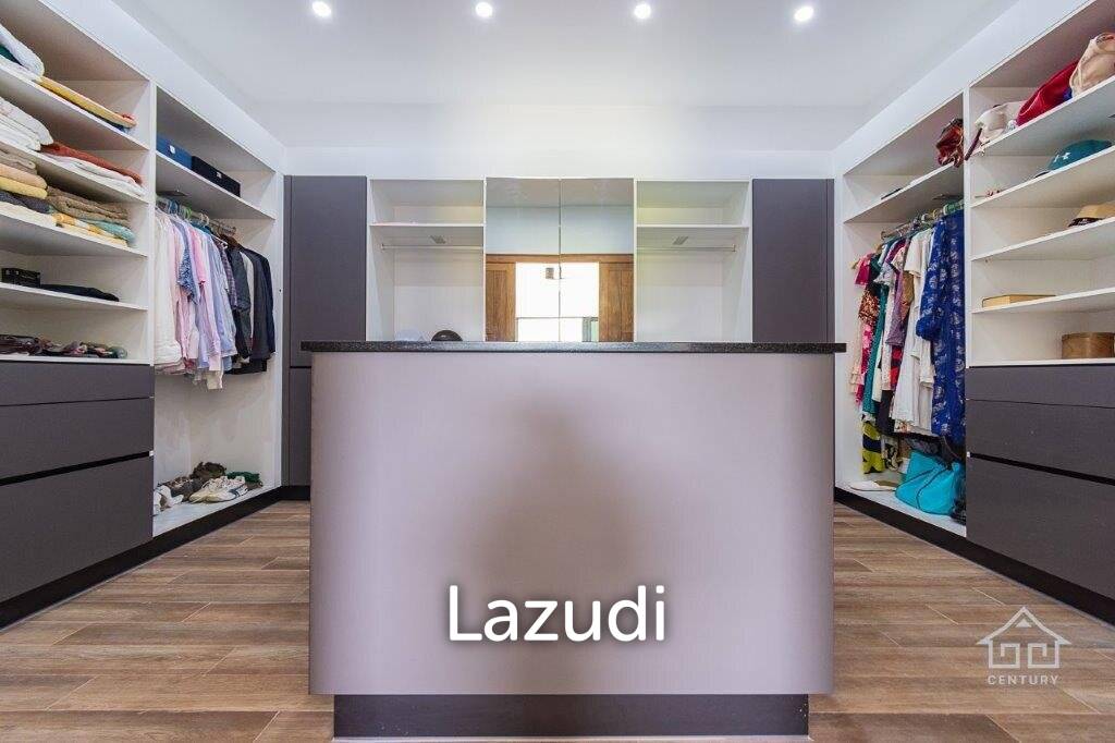 Outstanding Modern Lakeside 3 bed pool villa with 1 bed guesthouse and Maids Quarters near Black Mountain Golf Course.