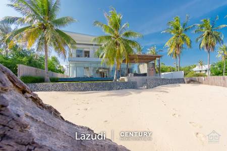 Absolute Beachfront 5 bed Pool Villa plus separate 3 bed Villa