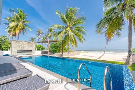 Absolute Beachfront 5 bed Pool Villa plus separate 3 bed Villa