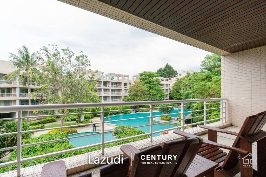 BAAN SA SARAN : Good Quality 2 bed Condo with nice pool and Garden views