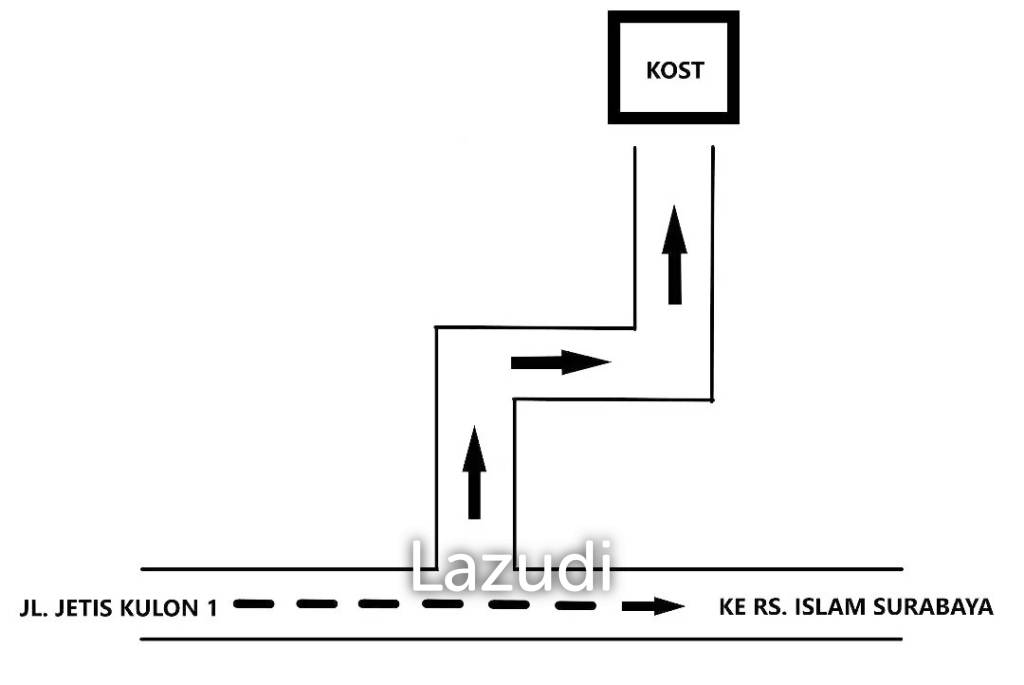 Kost Putra Dekat UNESA, Mall Royal Plaza, Mall CITO, Maspion Square, RS Islam Surabaya, RSPAL Dr. Ramelan Surabaya