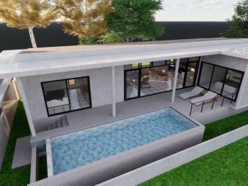 Modernistic 3 Bedroom Garden Pool Villa in Maenam for sale in Koh Samui