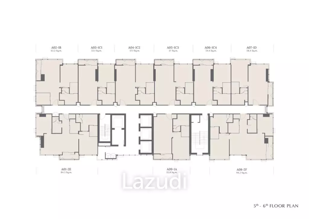2 Bed 2 Bath 94.75 SQ.M The Bangkok Thonglor