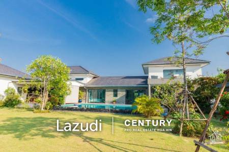 SILVER LAKES : Off-Plan 4 Bed Pool Villa on 1 Rai plot with lake frontage
