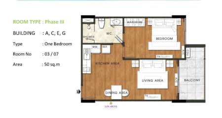 50Sqm Condo In The Title Phase 3 Rawai