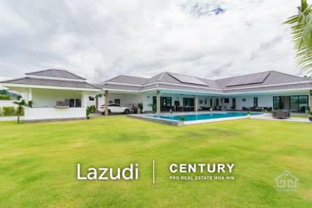 THE CLOUDS : Great Quality and Design 4 bed pool villa on large plot