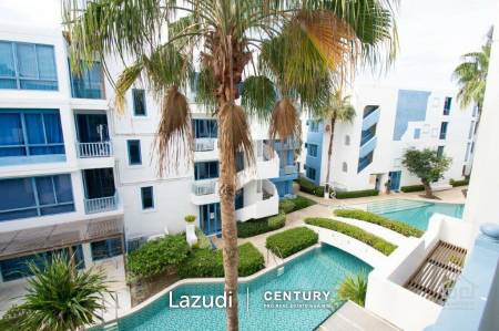 SANTORA :  Well presented 2 bed condo with pool view