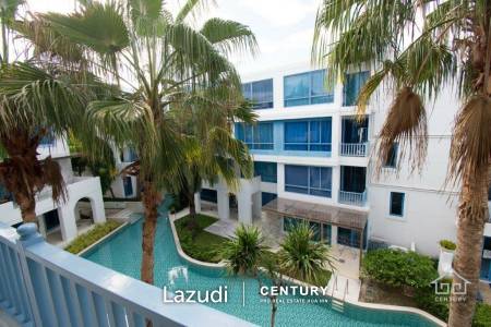 SANTORA :  Well presented 2 bed condo with pool view