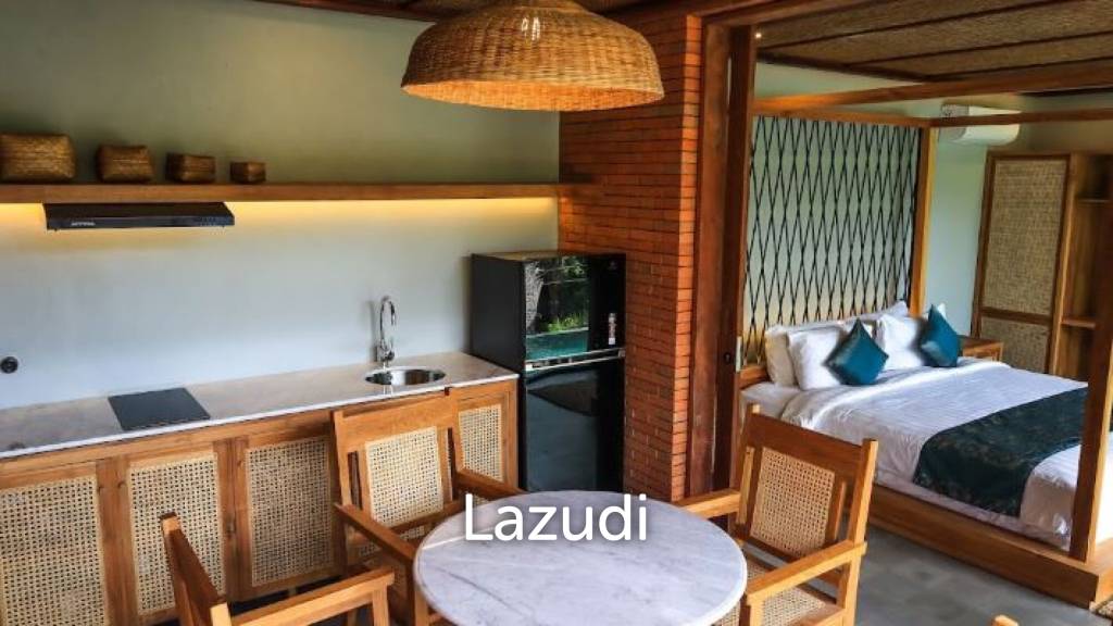 New valley river view development in Ubud
