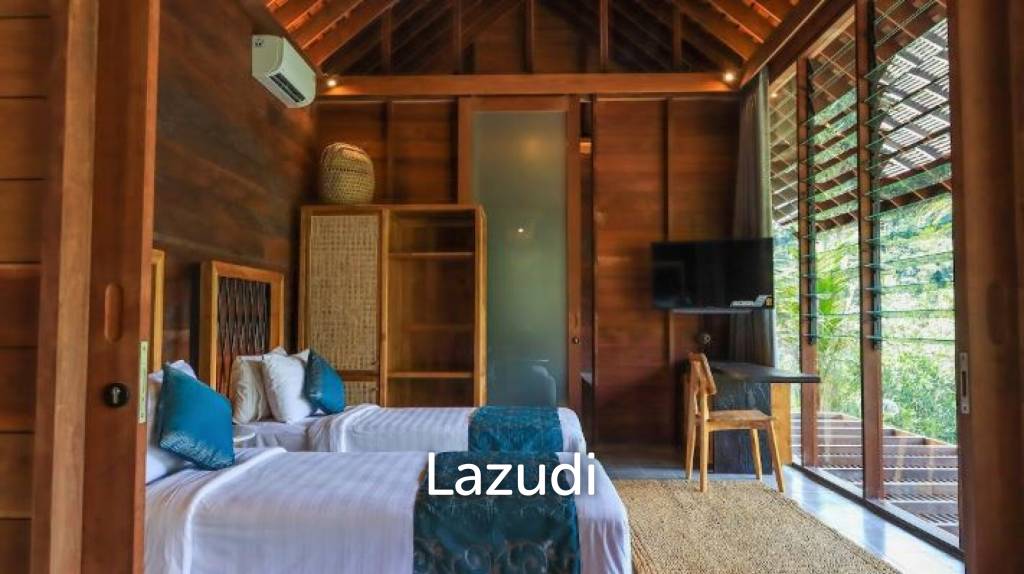 New valley river view development in Ubud