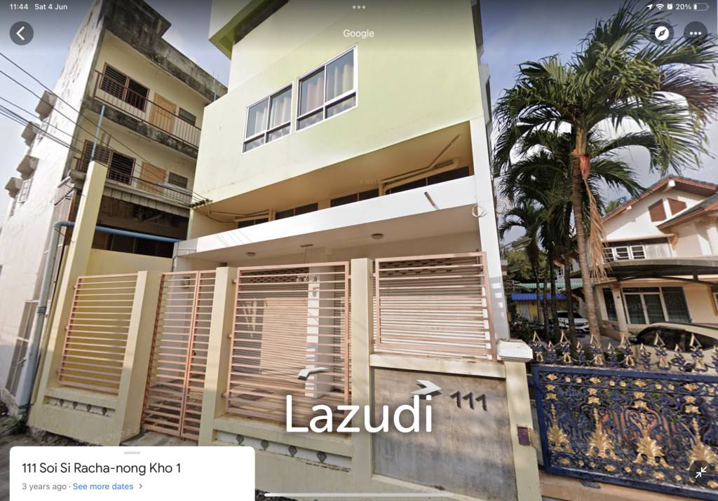 Land for sell with house and apartment