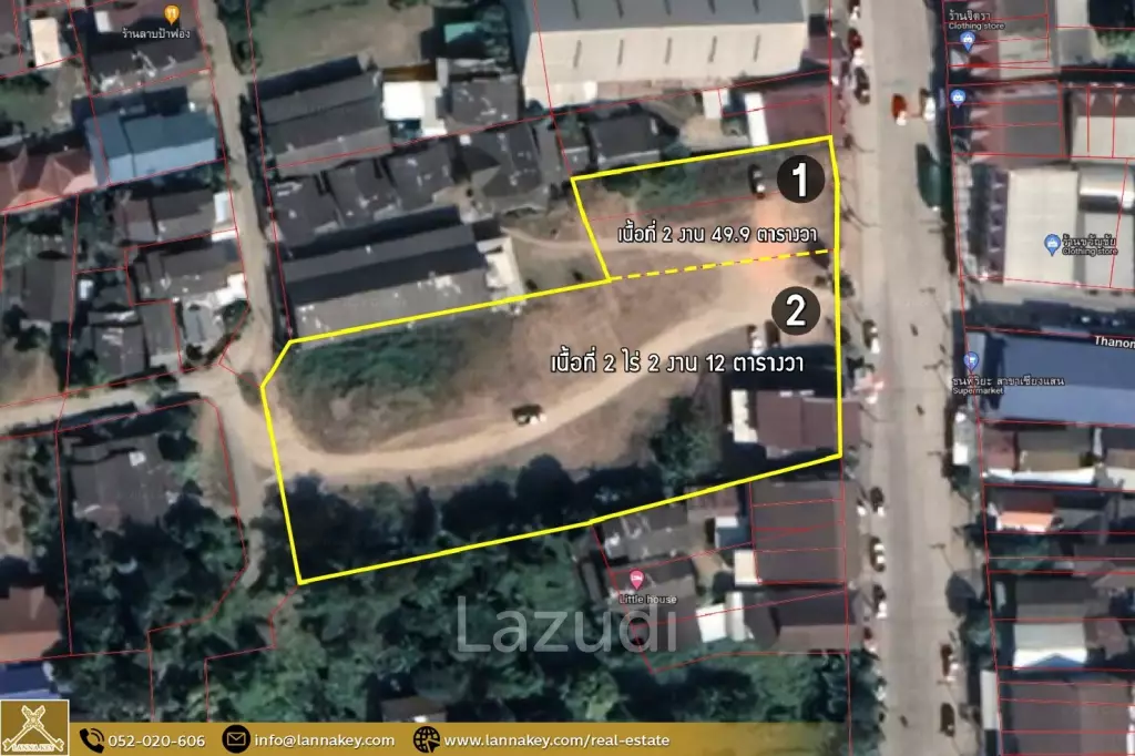 3 Rai Land For Sale In The Center Of Chiang Saen City