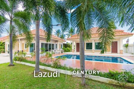THE LEGACY : Good Value 4 bed pool villa on end corner plot