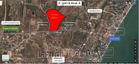 Land for sale at Cha-am 102 Rai