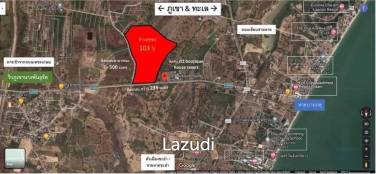 Land for sale at Cha-am 102 Rai