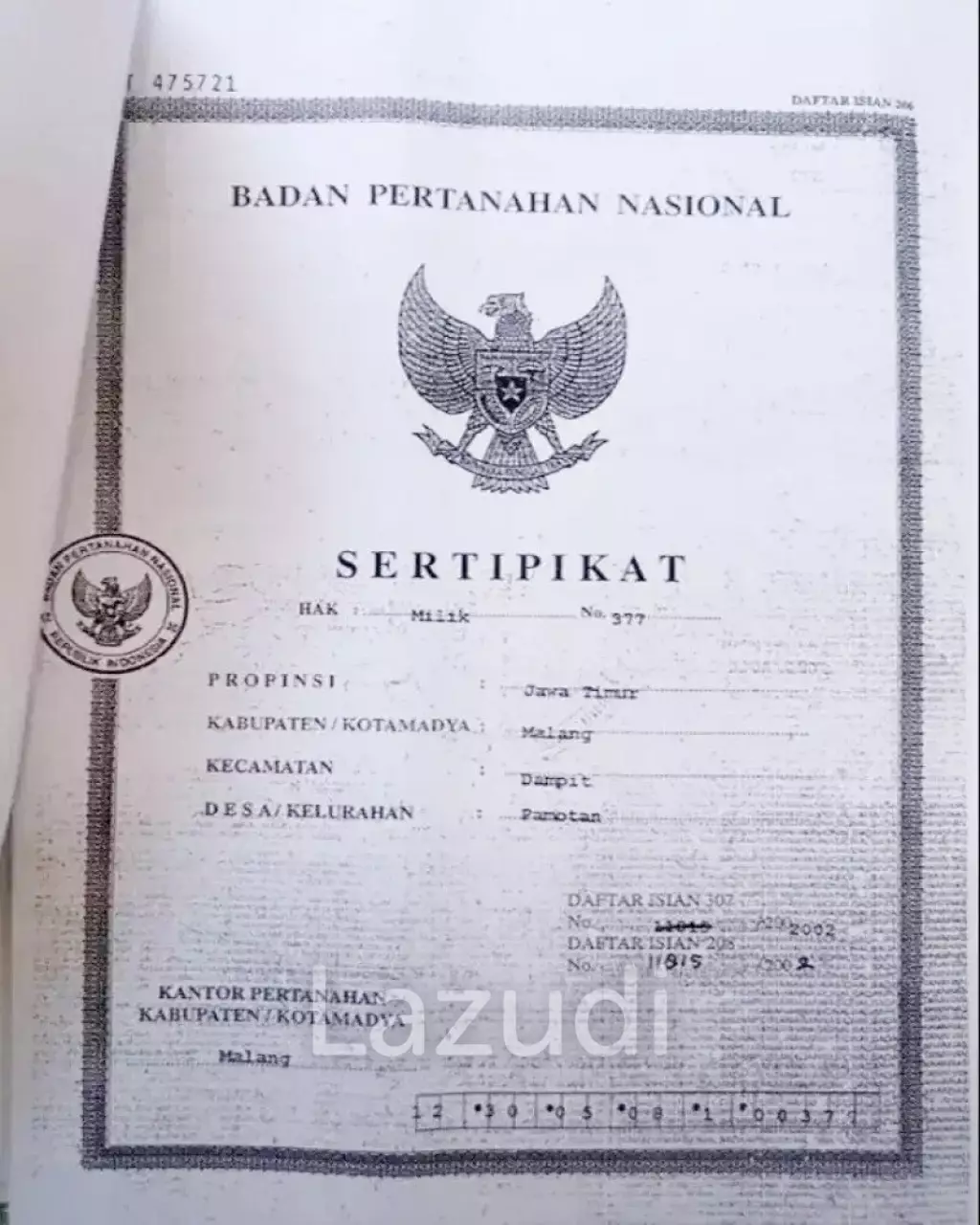 Rumah/Gedung Dijual Pinggir Jalan di Dampit Malang Dekat Stasiun Dampit, Pasar Baru Dampit, SMAN 1 Dampit