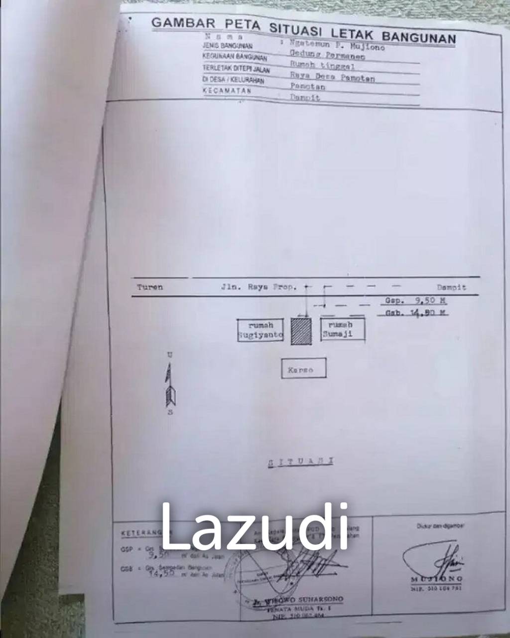 Rumah/Gedung Dijual Pinggir Jalan di Dampit Malang Dekat Stasiun Dampit, Pasar Baru Dampit, SMAN 1 Dampit