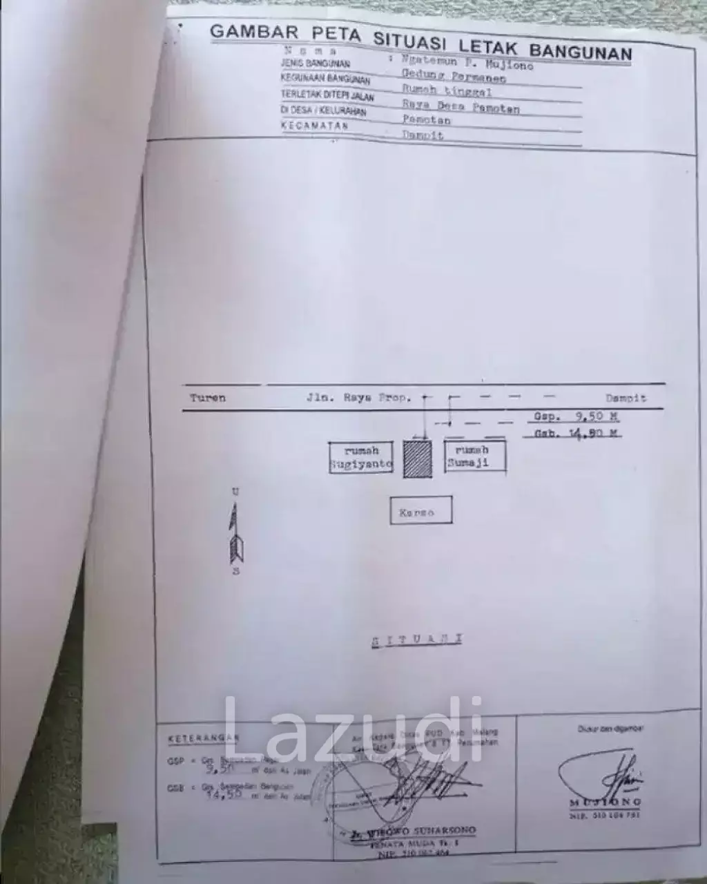 Rumah/Gedung Dijual Pinggir Jalan di Dampit Malang Dekat Stasiun Dampit, Pasar Baru Dampit, SMAN 1 Dampit