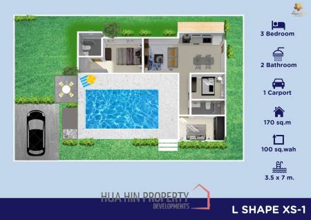 New 3 Bedroom Pool Villa In Development