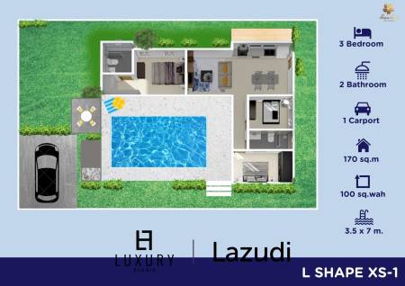 New 3 Bedroom Pool Villa In Development