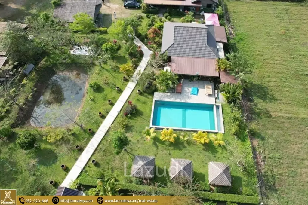 2 Rai House and Homestay for Sale in Huay Sak