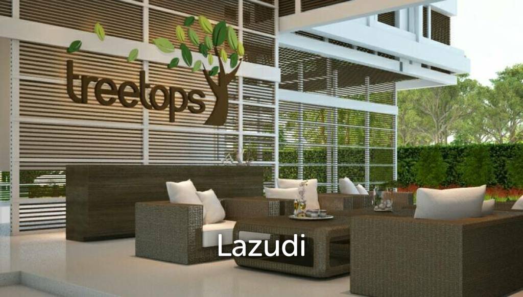 1 Bed 1 Bath 34.5 SQ.M Treetops Pattaya