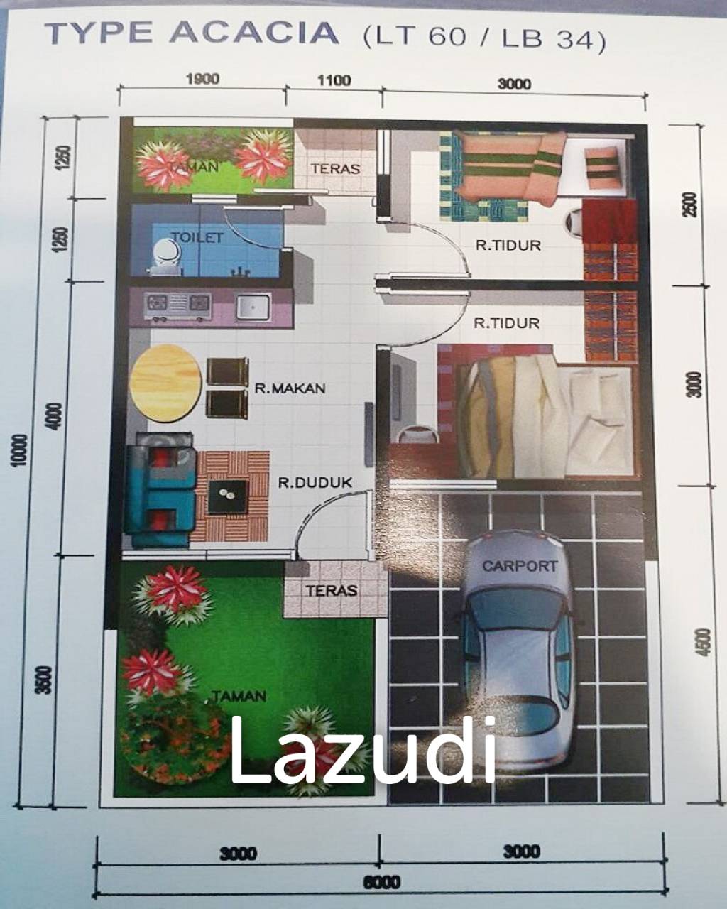 Rumah Dijual Dekat Mall Ciputra Tangerang, RS Ciputra Citra Raya, Citra Raya Water World, Pasar Curug Tangerang