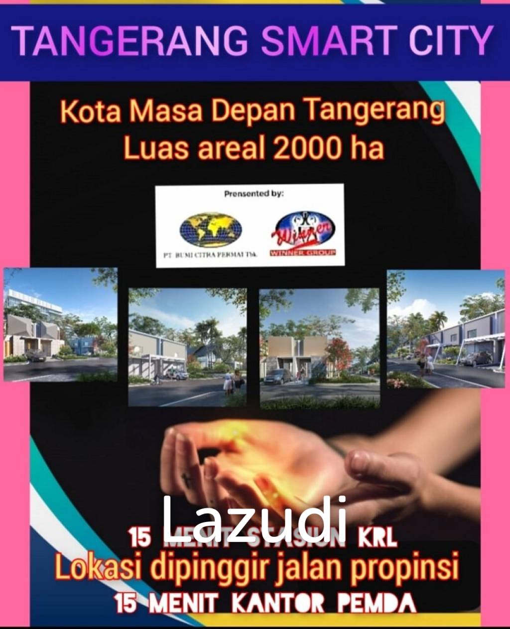 Rumah Dijual Dekat PEMDA Tangerang, Stasiun Daru, RSIA Harapan Mulia, Mall Ciputra Tangerang, RS Ciputra
