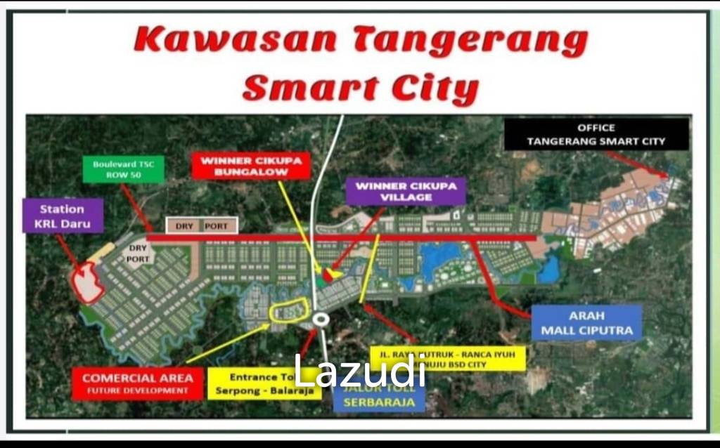 Rumah Dijual Dekat PEMDA Tangerang, Stasiun Daru, RSIA Harapan Mulia, Mall Ciputra Tangerang, RS Ciputra