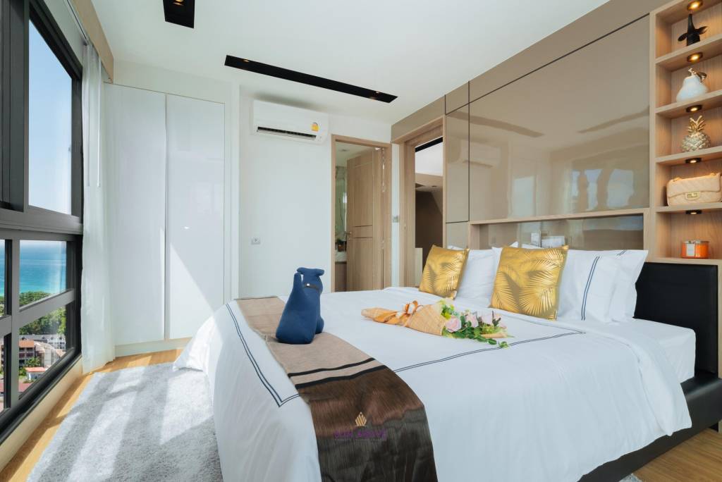 2 Bed 1 Bath 53.4 SQ.M VIP Karon - Seaview Condominium